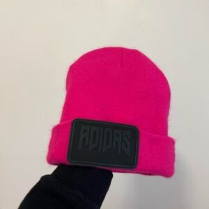 Pink Adidas Beanie